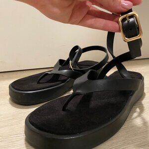 Mango Platform strap sandals